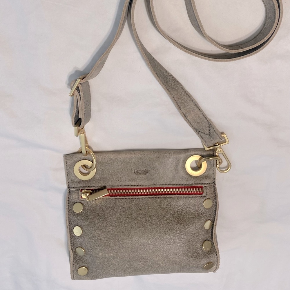 Pewter and Gold Hammitt Small Tony Bag